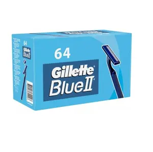 Gillette màu xanh II 2 lưỡi 64er hộp (1 Gói) Mua trực tuyến với giá tốt nhất trong UAE