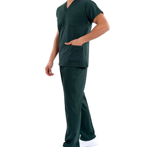 Uniformes Médicos para Hombre al por Mayor, Conjuntos de Uniformes Quirúrgicos Transpirables de Rayón y Elastano para Enfermería - Product Image 1