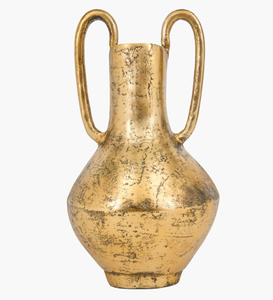 Vase en métal artisanal nordique haut de gamme Acube Industries, blanc vieilli - Élégance simple pour mariage, pendaison de crémaillère - Product Image 2