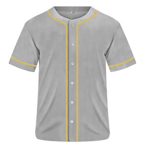 Camiseta de Béisbol de Primera Calidad, Ropa Deportiva, Logotipo Personalizado, la Mejor Calidad, Cómoda, de Secado Rápido - Product Image 6