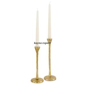 Antique <b>Brass</b> <b>Candle</b> <b>Stick</b> Holder Handicraft Aluminum Metal Casting Fancy Shape for Home Christmas Decoration - Product Image 6