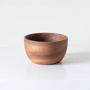 Eco-Friendly Acacia Wood Salad Bowl, Exquisite Round Wooden Bowls for Serving Food Pasta Salad Cereal <b>Dinnerware</b> From Vietnam - Product Image 1