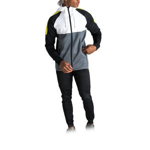 Conjunto de chándal deportivo para correr con logotipo propio personalizado para hombre, diseño de alta calidad, su propia Sudadera con capucha, chándales de pavo - Product Image 1