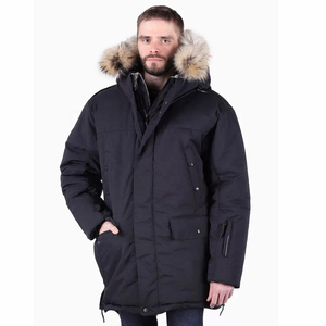Chaqueta acolchada Reversible personalizada Unisex de talla grande 100% algodón transpirable aislado abrigo de invierno con capucha ropa de calle para uso al aire libre - Product Image 4