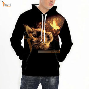 Sudaderas con capucha de impresión 3D al mejor precio a la venta en línea de algodón hecho a la moda ropa informal sudaderas con capucha de impresión 3D - Product Image 3