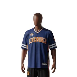 New Arrival Men's Hockey Jersey Latest Style American Football Jersey Custom Plus Size Short Printed Shirts - Product Image 2