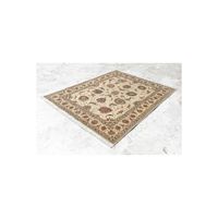 Silk & Wool Blend Hand Woven Tabriz Floral Carpet Rug 154x200 cm