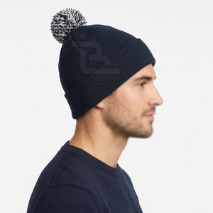 Bonnet à rayures Michigan, marque privée, personnalisation de la marque, tissu tricoté de qualité supérieure, couvre-chef d'hiver, vente en gros, usine - Product Image 3