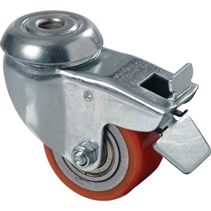 Rueda Giratoria de Poliuretano de 50 mm con Freno (Capacidad de Carga de 120 kg) para Muebles - Product Image 1