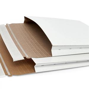 Enveloppes auto-adhésives écologiques, sacs d'expédition à soufflets non pliables, biodégradables, en poly recyclé, personnalisables pour l'envoi de produits artisanaux - Product Image 2