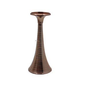 Newest Decorative Aluminum Candle Pillar Holder Brass Color Modern Style Candle Stand For Wedding Decoration - Product Image 5