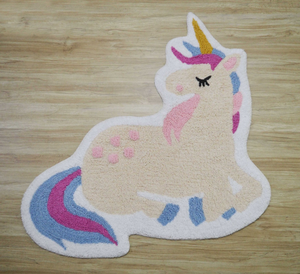 Alfombra de baño de algodón suave de lujo con patrón ovalado con mechones a mano, alfombrilla lavable a máquina para uso doméstico o hotelero - Product Image 1