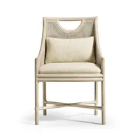 Fauteuils de salle à manger élégants et rembourrés, lot de 2 |   Tissu de qualité supérieure et structure en bois massif |   Meubles de salle à manger de style moderne du milieu du siècle