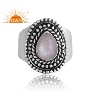 แหวนพลอยสีรุ้งธรรมชาติสำหรับผู้หญิงแหวนเงินแท้925ออกแบบได้ตามต้องการสำหรับเป็นของขวัญ - Product Image 3