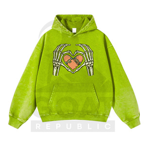 Sweat-shirts vintage à imprimé graphique, streetwear d'hiver, rétro, lavage à l'acide, coton, pull-over, vente en gros, haute qualité, impression personnalisée - Product Image 4