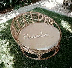 Cama para niños de bambú natural ecológica hecha a mano, muebles para niños y decoración de guardería, muebles para bebés para dormitorio y sala de estar - Product Image 2