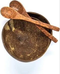 Cuenco de coco hecho a mano por artesanos indios, hecho para la vida ecológica, batidos veganos, aperitivos y comidas sin plástico - Product Image 2