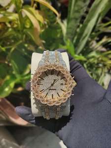 VVS Clarity Premium Lab Grown Diamond Reloj de acero inoxidable con abalorio Ocasiones formales Reloj impresionante Diseño Movimiento mecánico - Product Image 2