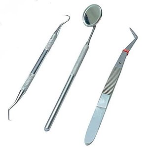 Kit d'hygiène dentaire manuel professionnel avec détartreur et couteaux en acier inoxydable Garantie 1 an - Product Image 1