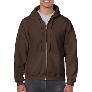 Vente en gros de sweats à capuche zippés 100% coton pour hommes, sweats à capuche zippés personnalisés et écologiques à la mode d'automne délavés à l'acide - Product Image 1