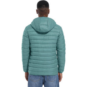 Winter Custom Reversible Men's <b>Cropped</b> Boxy Zipper Stand Collar Waterproof Cotton <b>Puffer</b> <b>Jacket</b> - Product Image 4