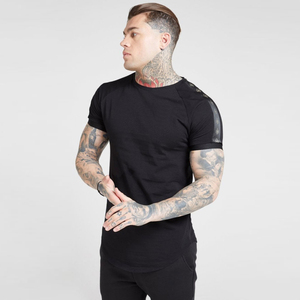 T-shirt en coton pour homme, col rond, uni, vêtements personnalisés, production rapide et service d'expédition mondial - Product Image 1