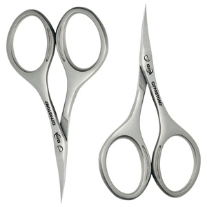 Ciseaux à ongles professionnels en acier inoxydable courbés de 3,5 pouces, ciseaux à cuticules de précision à pointe arrondie pour manucure et pédicure de haute qualité - Product Image 3