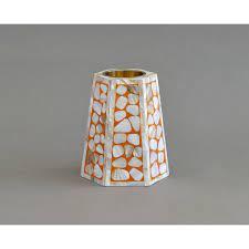 Bougeoir moderne à incrustation d'os, bougeoir décoratif de luxe de taille moyenne à vendre - Product Image 5