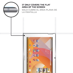 ฟิล์มกันรอยหน้าจอ ANTISHOCK สำหรับเมเดียน ไลฟ์แท็บ S10345 แท็บเล็ตฟิล์มป้องกันระดับพรีเมียม - Product Image 4