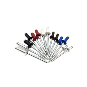 Rivets aveugles à tête ronde en acier inoxydable, en acier, en aluminium, zingués, étanches, DIN7337 - Product Image 1