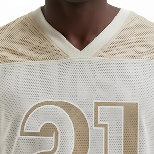 Camiseta Deportiva de Malla Personalizada con Estampado por Sublimación, Uniforme Retro de Fútbol Americano, Ropa Deportiva para Hombre, Jersey Corto 100% - Product Image 3