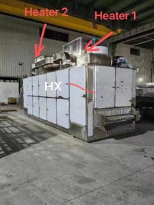 Máquina secadora de cinta transportadora automática multicapa nuevo secador continuo PLC horno de aire caliente rentable para Motor de procesamiento de alimentos - Product Image 2