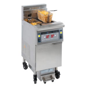 Friteuse électrique 17 kW avec filtration 2x12 litres pour usage commercial en cuisine - Product Image 1
