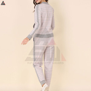 Women's Hooded Casual Tracksuit 100% Cotton Elastic Waist Knee-Length Short Sleeves Breathable Lightweight Customizable Sizes - Product Image 6