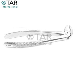 Juego de 2 fórceps de extracción de dientes dentales de grado alemán Herramientas de extracción de acero inoxidable Premium Instrumentos médicos de cirugía oral - Product Image 5