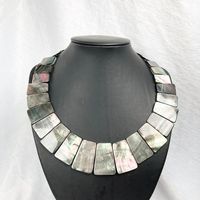 Collier en nacre personnalisé à bas prix pour un cadeau, collier minimaliste en nacre