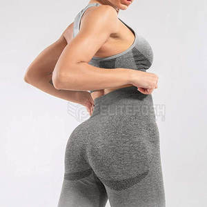 Diseño personalizado conjunto de yoga en el precio al por mayor conjunto de Yoga de secado rápido conjunto de yoga entrenamiento mejor material - Product Image 6