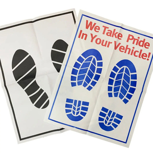 Wholesale Disposable Non-Skid Camo Forest <b>Car</b> <b>Paper</b> <b>Floor</b> <b>Mats</b> with Custom Logo for Vehicle Detailing Front Wash <b>Mat</b> - Product Image 2