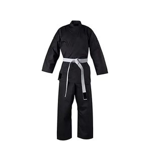 Conjuntos de Uniformes de Karate de Entrenamiento Unisex Hechos a Medida, Ligeros, Elásticos, Transpirables, de Secado Rápido, de Spandex/Poliéster con Logotipo Frontal - Product Image 1