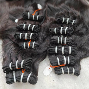 ผมอินเดียแท้แบบดิบ ไม่ผ่านกระบวนการ  แบบเวอร์จิน  ลอนธรรมชาติ  ผมตรง  แบบมัด  ขายส่ง  ผู้จำหน่ายผมแท้จากอินเดีย - Product Image 1