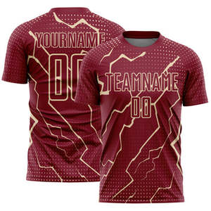 Camiseta atlética ligera para hombre para entrenamiento de fútbol y partidos escolares uniforme de equipo personalizado con logotipo y nombre ropa de fútbol - Product Image 2