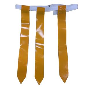 Conjunto de Cinturones de Flag Football de PVC Personalizados con Cinturón Ajustable y Banderas Desmontables para Entrenamiento al Aire Libre para Jóvenes y Adultos - Product Image 1