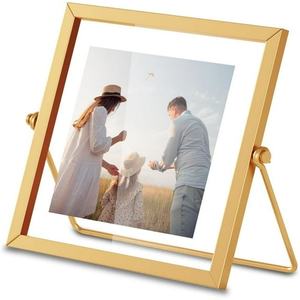 Modern Decorative Antique <b>Gold</b> Wooden Photo <b>Frame</b> for Home Office & Gifting Durable Metal Material - Product Image 2