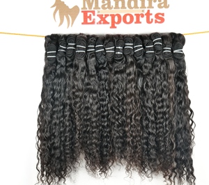 100% paquetes naturales alineados con cutícula sin procesar proveedor de cabello máquina de color de onda virgen cabello humano indio rizado de doble trama - Product Image 5