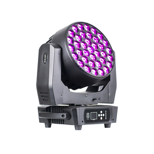 Nouvelle tête mobile <span class=keywords><strong>Wash</strong></span> 37x15w Rgbw, <span class=keywords><strong>Wash</strong></span> LED 3715, Zoom <span class=keywords><strong>Lyre</strong></span> <span class=keywords><strong>Wash</strong></span> 37x15w pour DJ, bar, discothèque, éclairage de scène - Product Image 2
