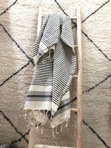 Lujoso algodón turco hecho a medida Fouta Peshtemal calidad baño playa toalla rayas patrón Avior Golf baño colección India - Product Image 5