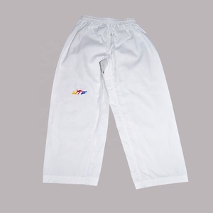 Uniformes de Taekwondo, cuello blanco, tela acanalada/pc - Product Image 6