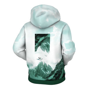 Vente en gros de sweats à capuche pour hommes avec sublimation personnalisée Basics Cotton Blended 100% Polyester Fleece Fabric Zipper Design Digital pour l'hiver - Product Image 6