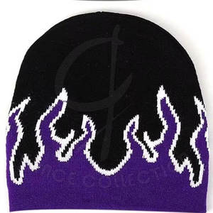 Bonnet d'hiver chaud de haute qualité Bonnets tricotés Logo de broderie personnalisé Design uni avec impression par sublimation Prix - Product Image 5