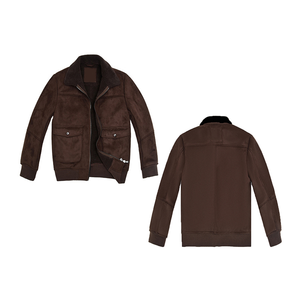 Venta al por mayor con estilo de nueva moda de los hombres chaquetas de bombardero de tela de lona con cuello alto para el invierno - Product Image 1